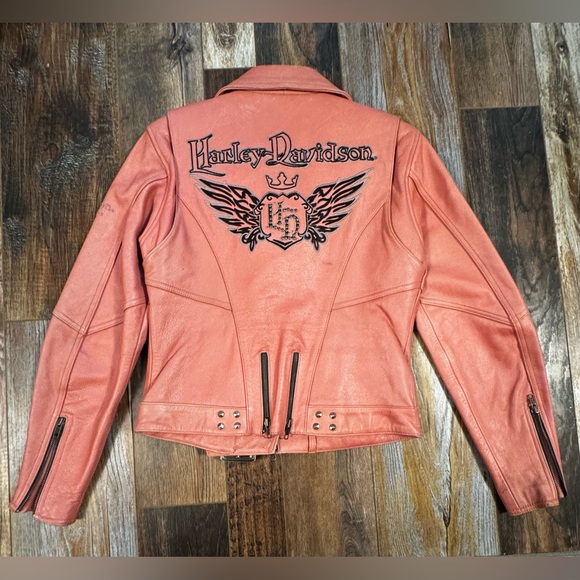 Genuine Leather biker/motorcycle jacket (women’s) by HARLEY DAVIDSON - Picture 8 of 16